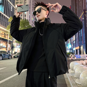 A211/P148控198 结构款棉衣上衣翻领外套男1，男装棉衣，电商A256