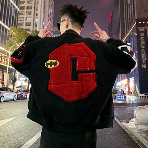 A228/P198控268毛巾绣印花颗粒绒外套2，女装短外套，电商A256