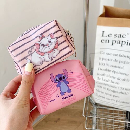 猫咪便携卡通印花多功能零钱包