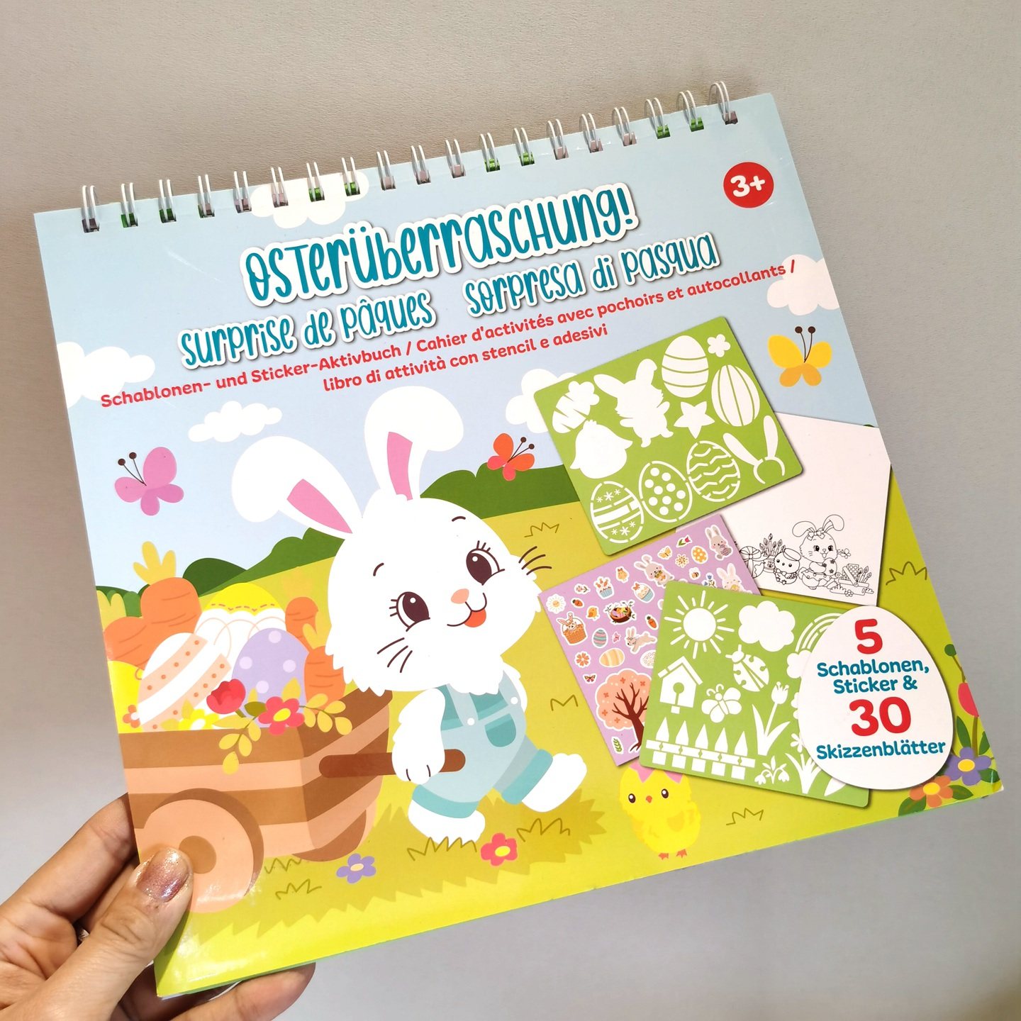 宝宝喜欢玩~复活节兔子模板贴纸儿童玩具涂色绘画本益智游戏本,玩具/童车/益智/积木/模型,描红本/涂色本,淘宝优惠券,粉丝福利购,淘宝优惠卷