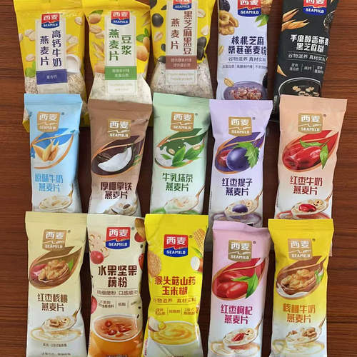 麦片西麦牛奶燕麦片营养早餐高钙豆浆谷物原味各种口味约30克