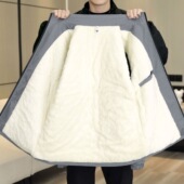 棉袄冲锋衣冬季 2025新款 男士 夹克加绒加厚外套立领休闲保暖男棉衣