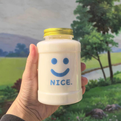 大口径光面水桶奶茶瓶透明PET