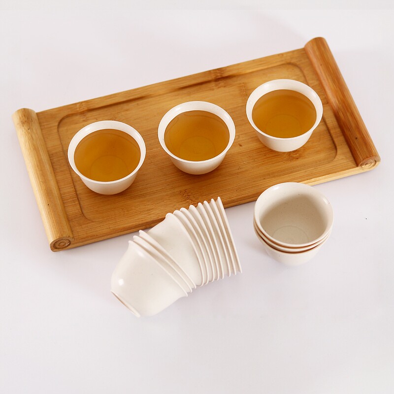 可降解功夫茶杯甘蔗纤维加厚纸杯