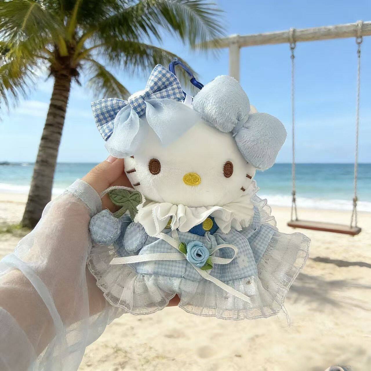 包挂件kitty甜心翅膀天使玩偶甜美挂饰送女生生日礼物公仔钥匙扣图片