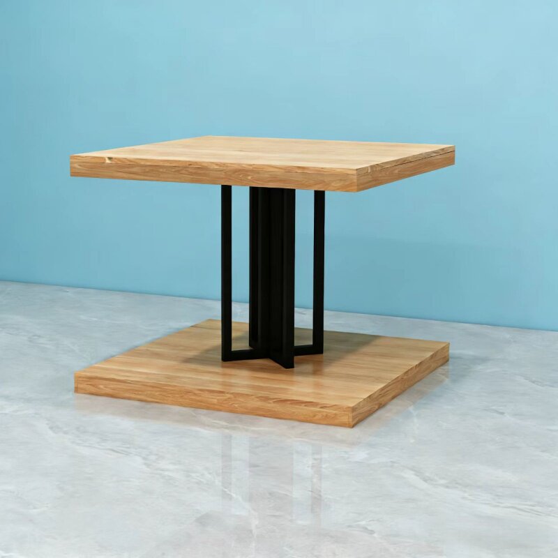 工字堆超市牛奶堆头展示架饮料促销台钢木货架陈列架加厚礼品盒