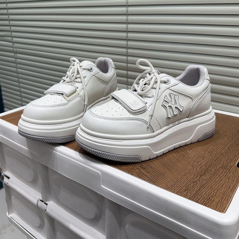 欧货真皮松糕厚底小白鞋女2026春轻便百搭小个子增高时尚休闲女鞋,女鞋,时尚休闲鞋,淘宝优惠券,粉丝福利购,淘宝优惠卷