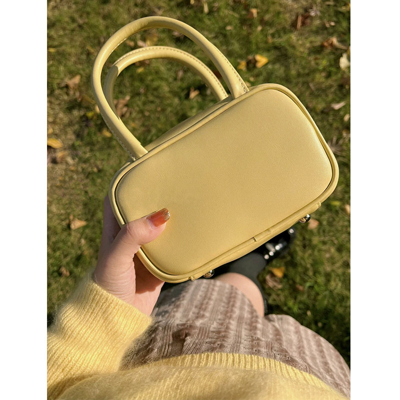 韩国女包ins博主同款2025春百搭枕头包手提小方包休闲单肩斜跨包,箱包皮具/热销女包/男包,小方包,淘宝优惠券,粉丝福利购,淘宝优惠卷