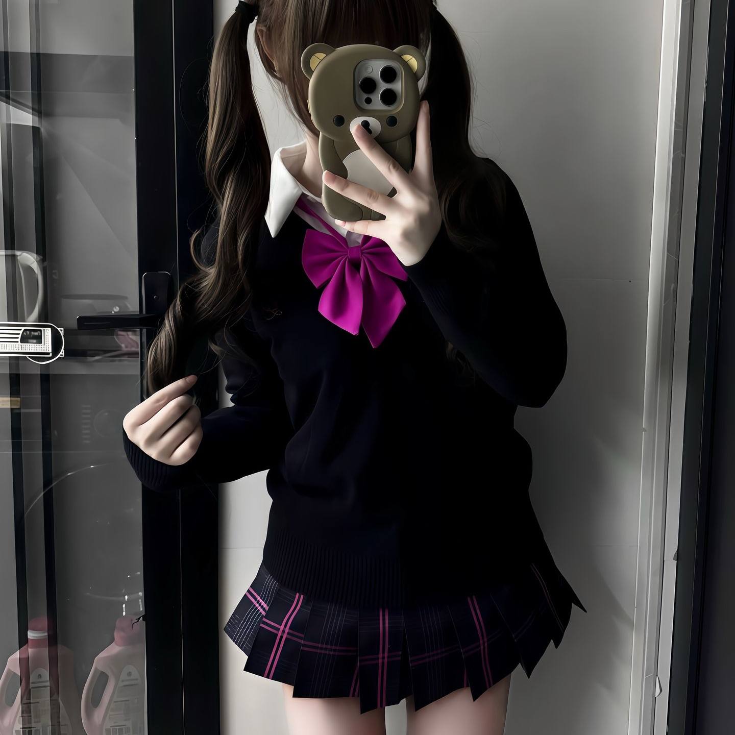 原创正版日系JK制服德兰西格纹