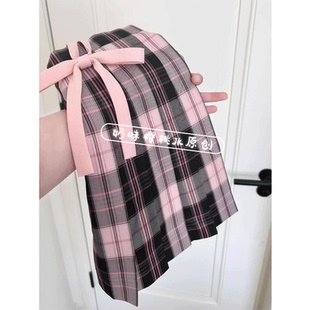 奶味樱桃粉雾海jk原创正版日系学院风JK格裙百褶短裙a字半身裙