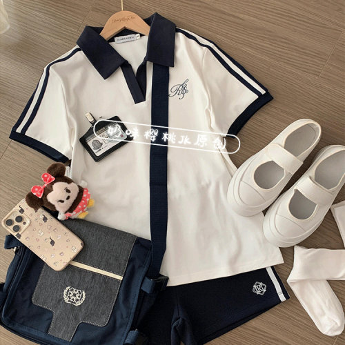体操服制服套装女2025夏季