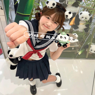 基础款 jk制服套装 短袖 原创正版 绀三本百褶裙子 日系绀色水手服夏季