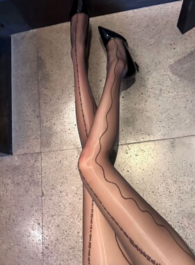 性感油亮极光伪娘连裤袜女装大佬裸感美腿ts男娘变装丝袜韵味紫色