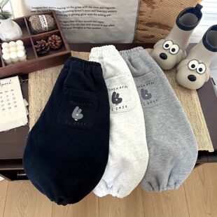 儿童春秋装卫裤男童宝宝韩版休闲裤婴儿女童宽松运动束脚裤长裤子