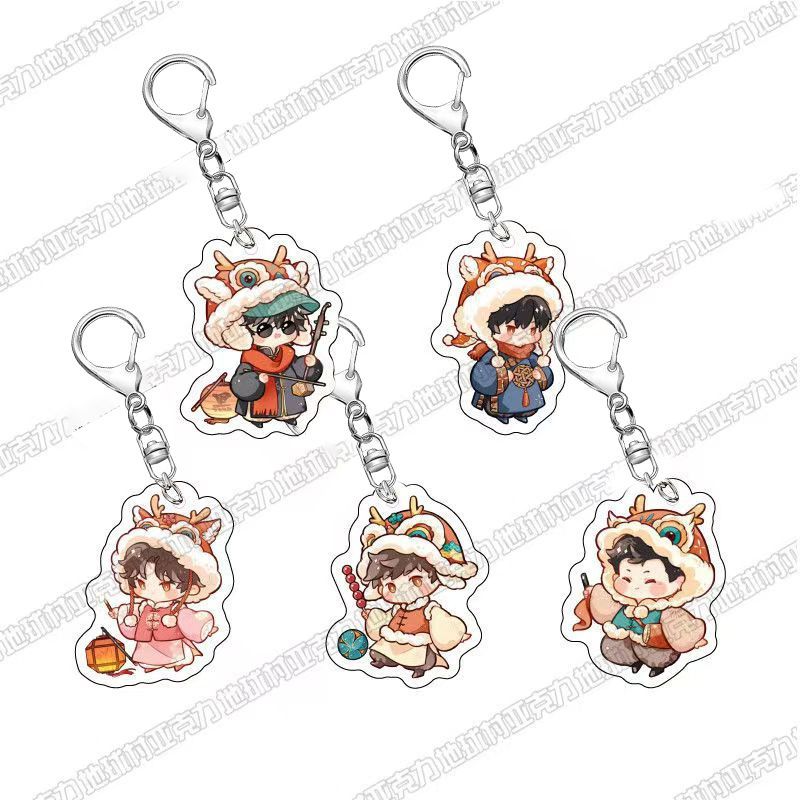 盗墓笔记周边时境物语小龙人同人亚克力钥匙扣吴邪张起灵书包挂件