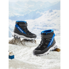 SKechers斯凯奇男女大童复古魔术贴防滑耐磨加绒保暖棉靴660092L