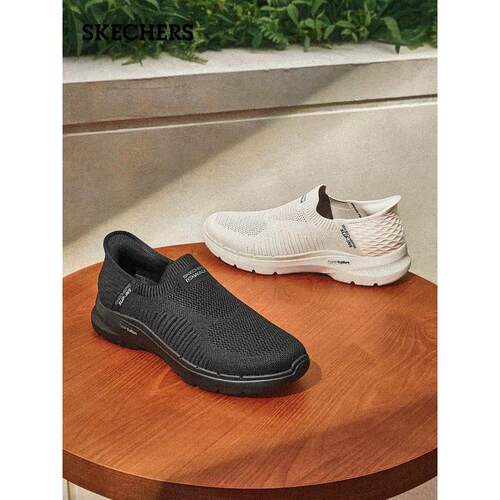 Skechers斯凯奇新款闪穿GO WALK6套脚健步轻便休闲运动男鞋894235