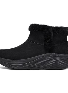 skechers斯凯奇2024秋冬女鞋保暖加绒厚底雪地靴休闲舒适144366