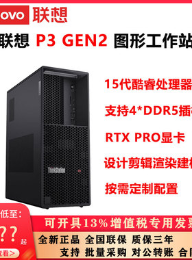 联想工作站ThinkStation P3 Gen215代酷睿处理器RTX PRO显卡
