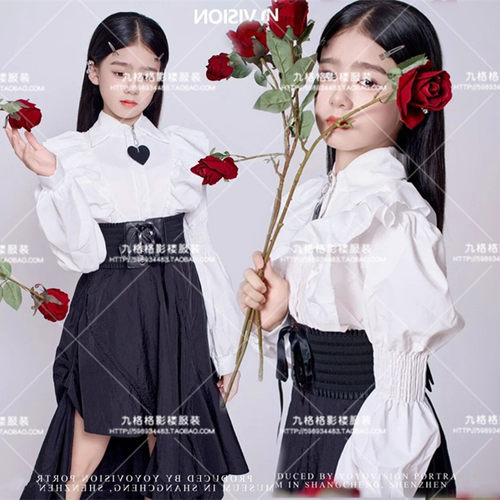 女童舞台走秀潮服儿童演出服