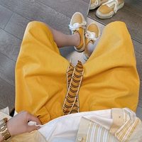 Dannyandzee Summer Tide Brand Tiger Street New Tiger Ribbit Yellow Make Old Loak Shorts Pan Pants Male