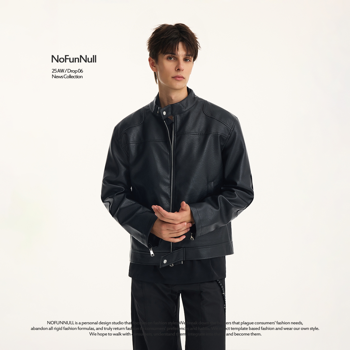 NOFUNNULL美式哈灵顿短款夹克潮