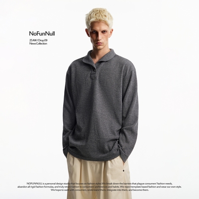 NOFUNNULL慵懒老钱风高质针织衫