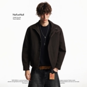 NOFUNNULL 重磅仿兔毛水洗棉衣冬季 男女毛内里简约加厚加绒外套潮