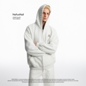 潮牌珍珠钉珠连帽卫衣男女外套 400g重磅美式 明星同款 NOFUNNULL