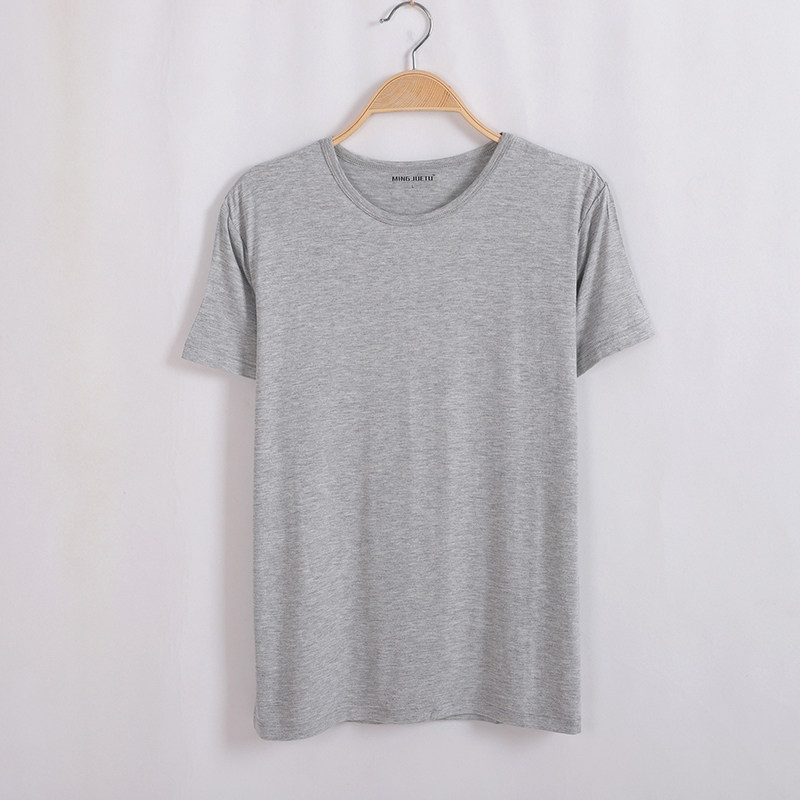 MODAL MENS PAJAMAS TOPS SHORT SLEEVE T-SHIRTS LOOSE THIN COTTON HOME SINGLE PIECE HOME EXTRA LARGE SIZE FAT AUTUMN AND SUMMER