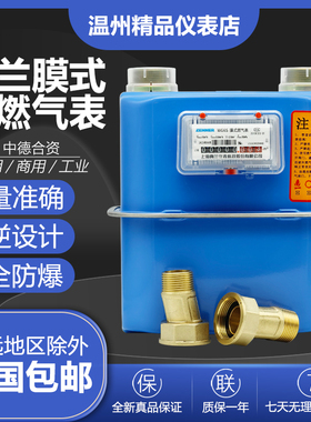 真兰G6工商业天然燃气表/G10/G16/G25膜式燃气表流量计液化气表
