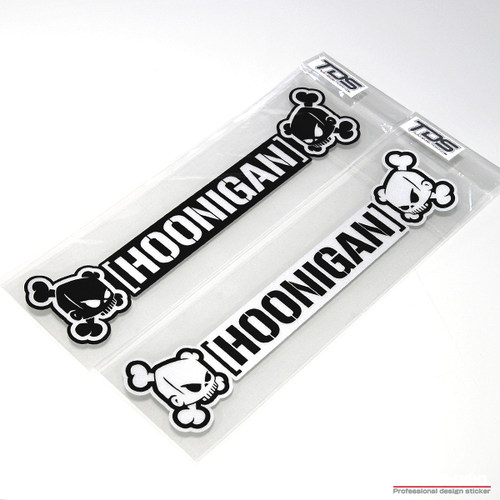 TUTU圖圖車貼 HOONIGAN 漂移大师KENBLOCK改装反光贴 汽车装饰贴