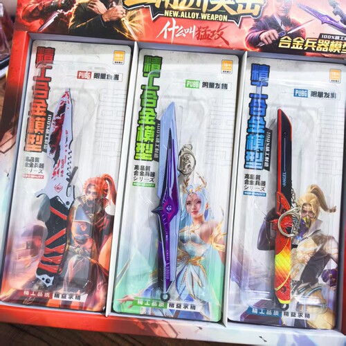 12入三角洲周边合金武器豪华模型