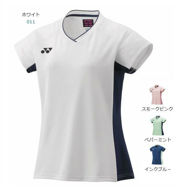 日本代购YONEX尤尼克斯女款短袖衬衫女子比赛衬衫网球羽毛球服