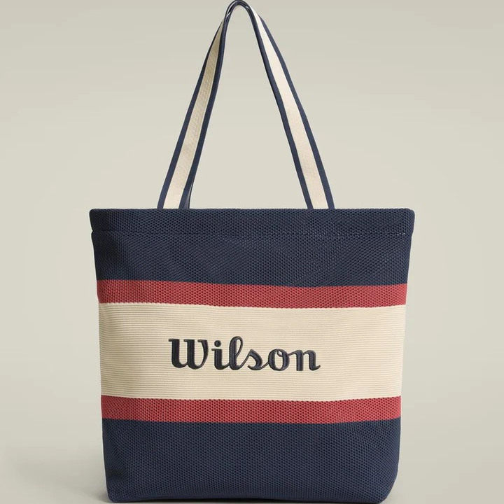 日本直邮代购Wilson威尔胜彩色编织条纹帆布包高尔夫球包2025新款