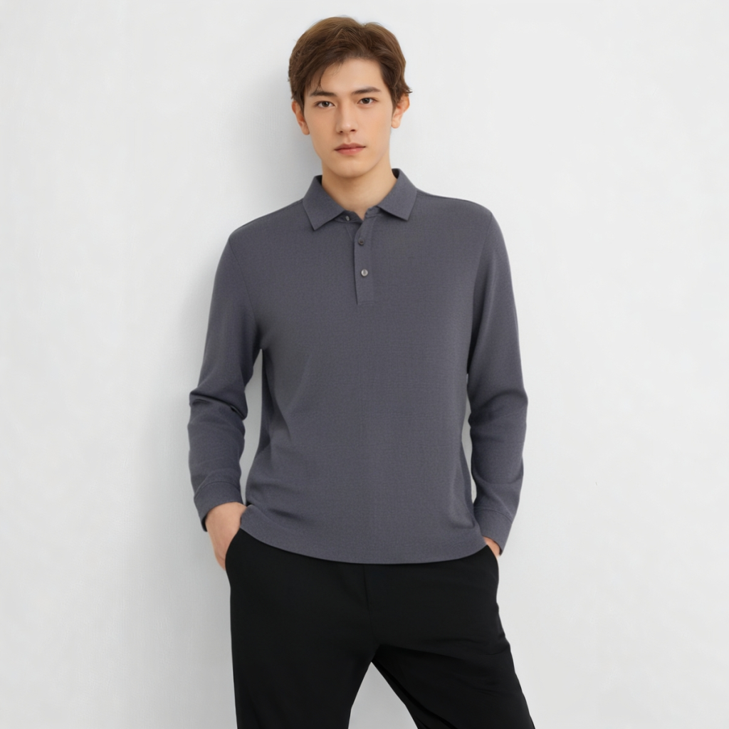 S243033095爱登堡男装专柜正品秋装2024新款短袖羊毛衫针织衫