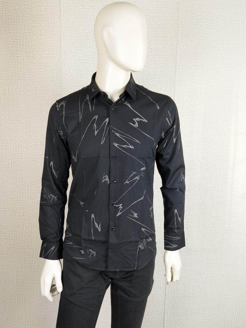 69117428爱登堡男装专柜正品夏装新款长袖衬衫