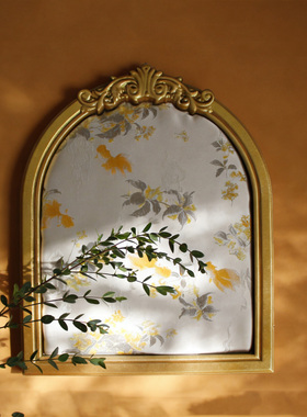 白色复古花纹首饰展示架墙面装饰收纳架饰品展示板装饰架中式复古