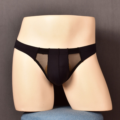 GTOPX男士网纱拼接三角裤锦纶潮