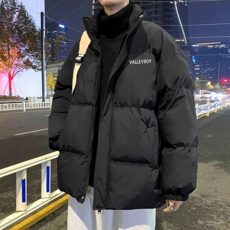 冬季棉服男款男士2025新款学生宽松大码加厚保暖棉衣面包服外套男