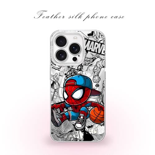 漫画风篮球超人适用于iPhone18promax/iPhone17pro手机壳华为mete80一加13磁吸vivoS30羽纱红米K80小米17OPPO