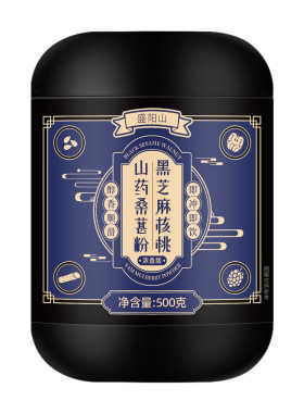 黑芝麻糊代餐粉山药桑葚粉五谷冲泡即食早餐熟芝麻糊批发五黑粉