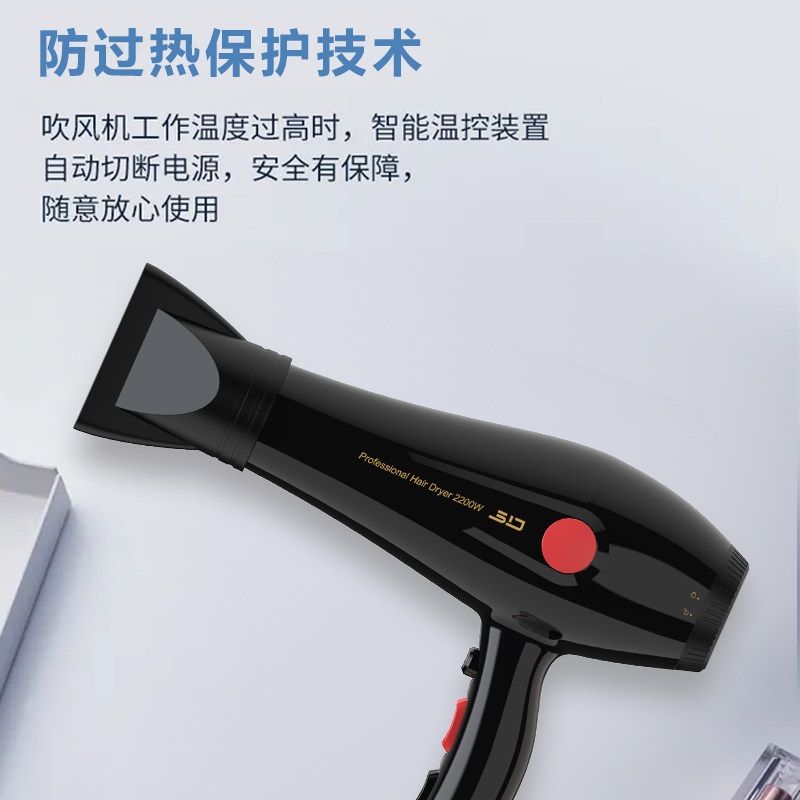 超人大功率静音恒温负离子冷热风家用发廊学生宿舍RD2210电吹风机
