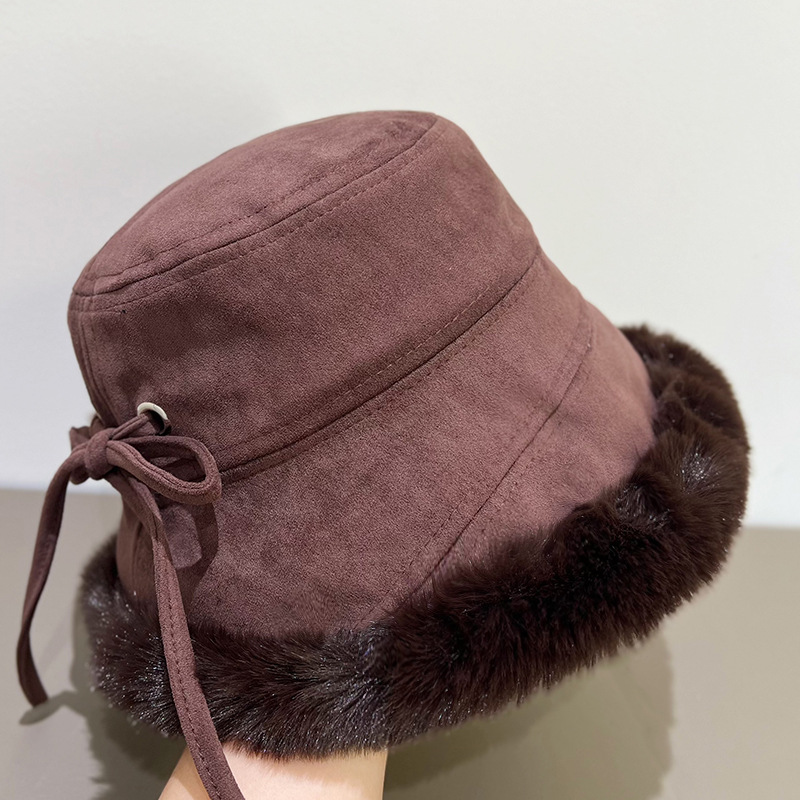 冬季秋冬季加绒加厚渔夫帽帽子