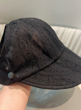 夏季薄款透气空顶帽女加宽帽檐显脸小遮阳帽户外出游可折叠渔夫帽