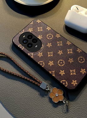 适用于华为nova14手机壳新款navo13保护套皮纹硅胶全包nova14pro防摔女款nova13pro斜挎挂绳手链ultra高级感