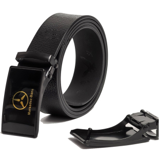 挂扣裤 塑胶牛筋打孔平滑扣中年老人老式 腰带 黑色皮带男式 航空工装