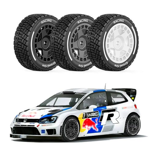 1/14 MJX 14301 14302 14303 14304轮胎 平跑 拉力胎D447