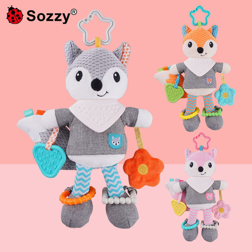 Sozzy宝宝安抚挂饰床挂车载玩偶