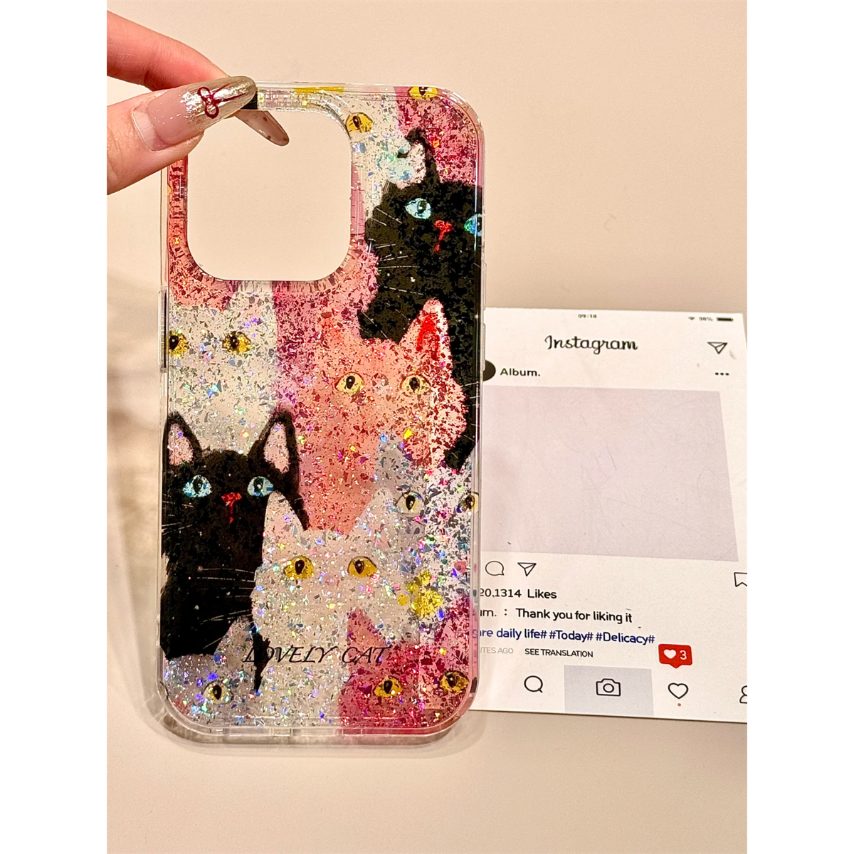 闪粉可爱满屏拥挤猫咪适用iphone16pro手机壳苹果16新款15创意14pro女款13超火15promax双层防摔保护套,3C数码配件,手机保护套/壳,淘宝优惠券,粉丝福利购,淘宝优惠卷